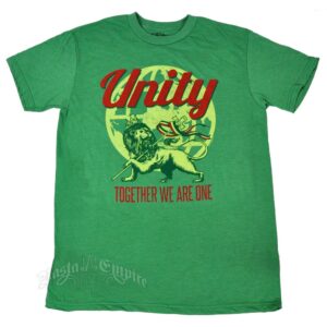 RASTA EMPIRE Unity and Lion of Judah T-shirt Men's
