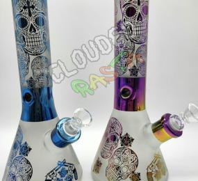 PHOENIX STAR Skull Sandblast Electroplated Holographic